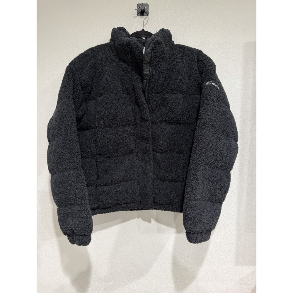 Columbia Women's Ruby Falls Novelty Jacket BLACK SHERPA‎ Size XL NWT $240